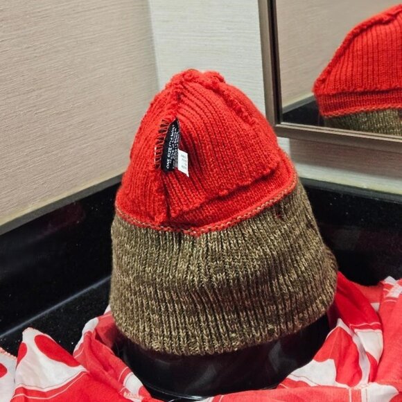 70s DELUX SOCK MONKEY PULL ON ADULT HAT - Picture 3 of 6